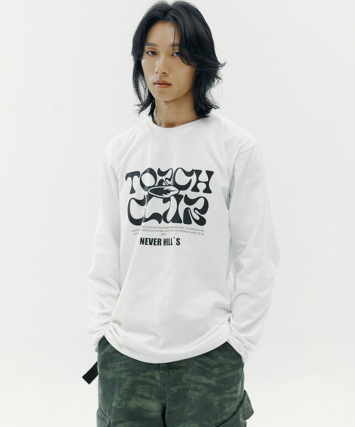 토치(TORCH) NEVER HILL Long Sleeve［WHITE］