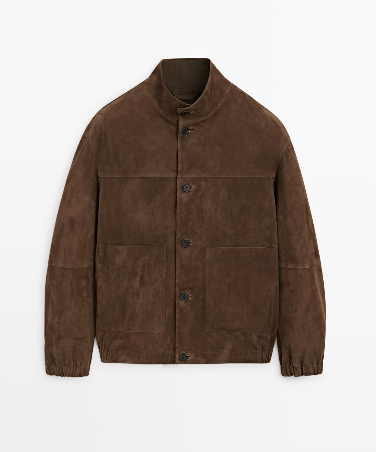 마시모두띠(MASSIMO DUTTI) 스웨이드 레더 재킷