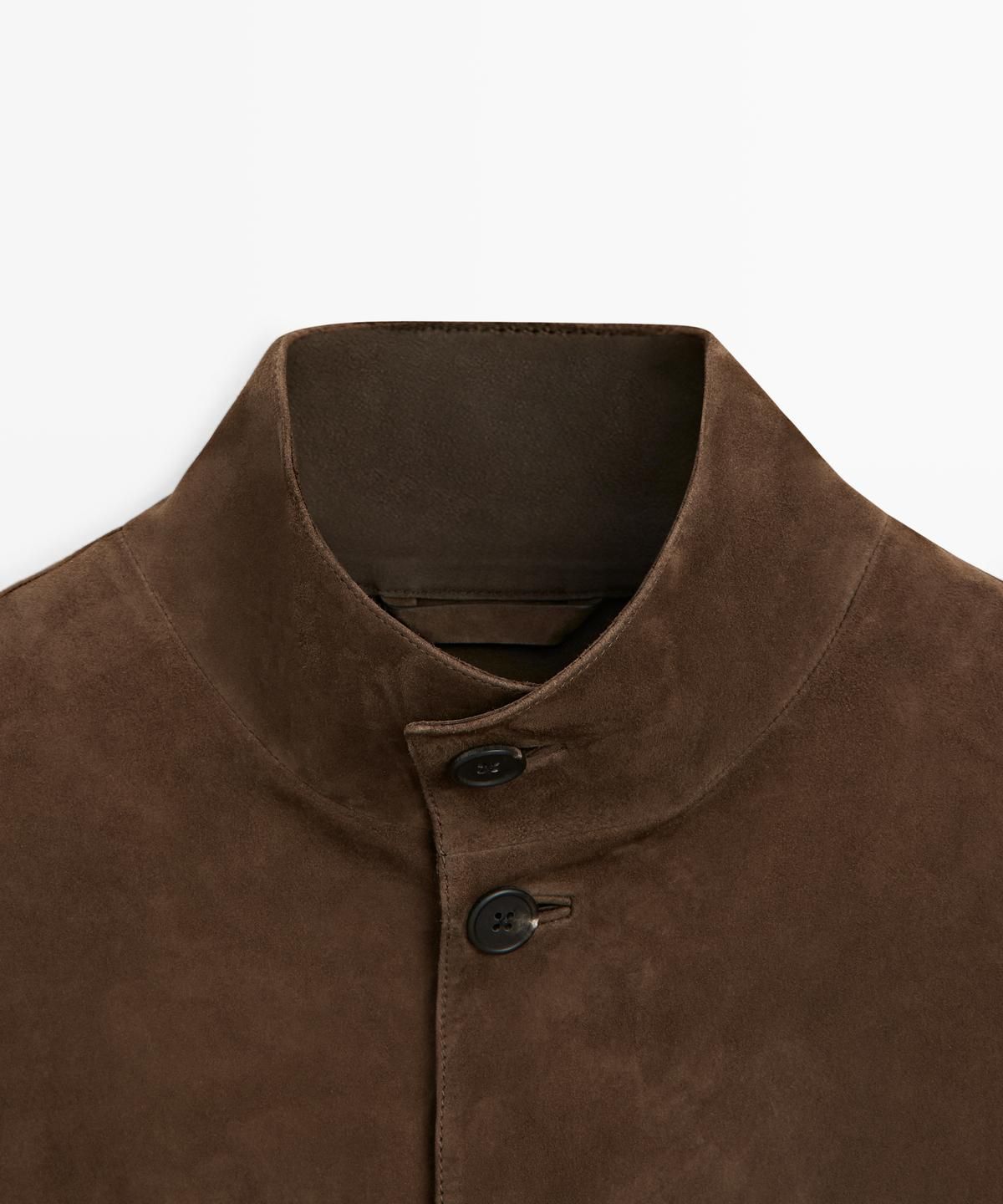 마시모두띠(MASSIMO DUTTI) 스웨이드 레더 재킷
