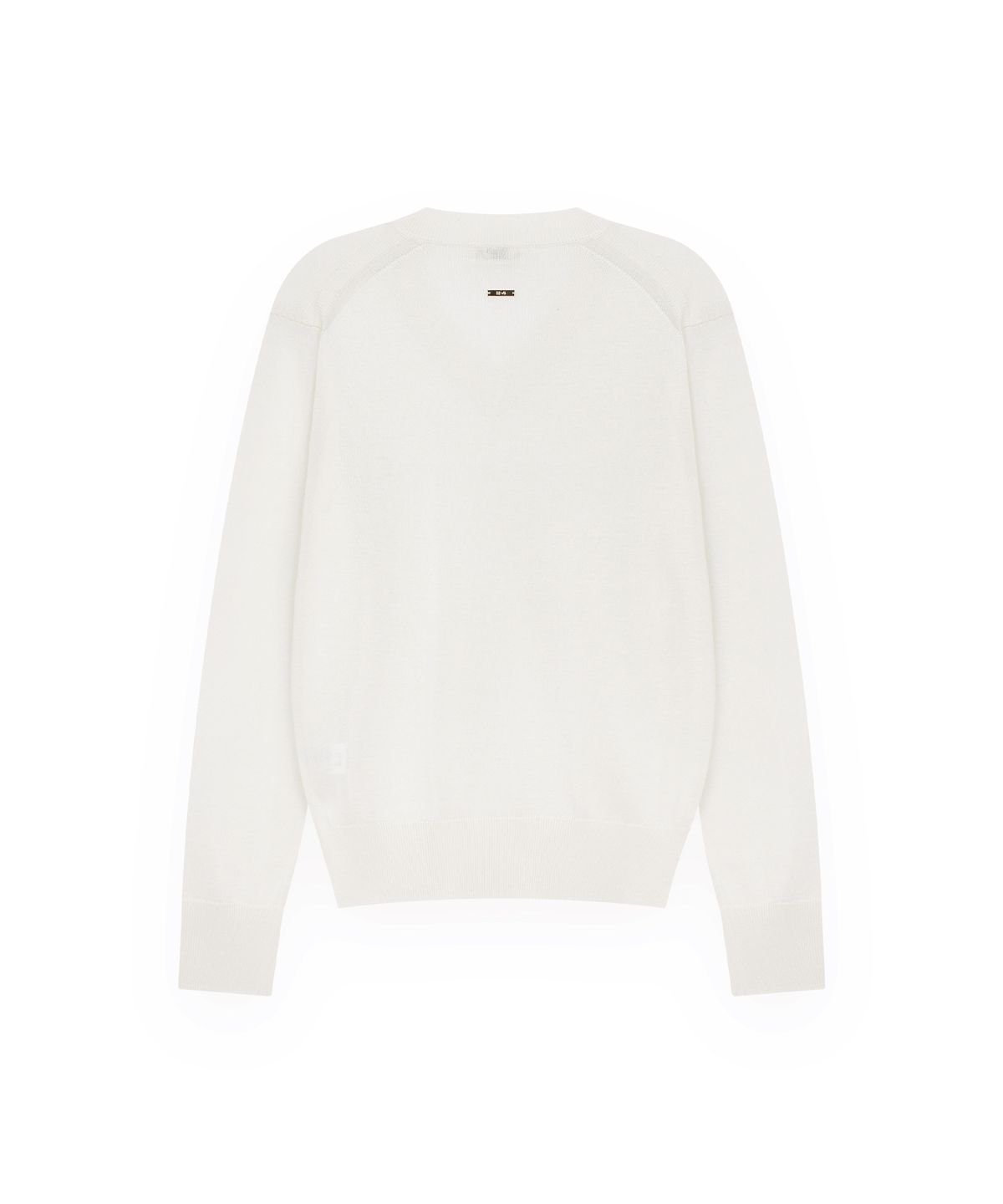 알포(R-4) R-0068 / LUX - REFINED SILK V-NECK(IVORY)