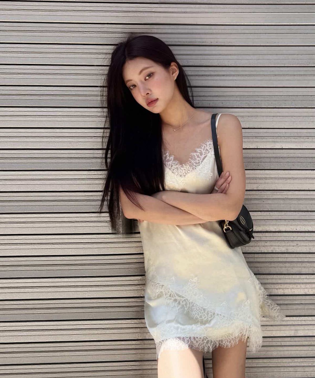 프로젝트 웨이브(PROJECT WAVE) Cilly Satin Skirt Pant [IVORY]