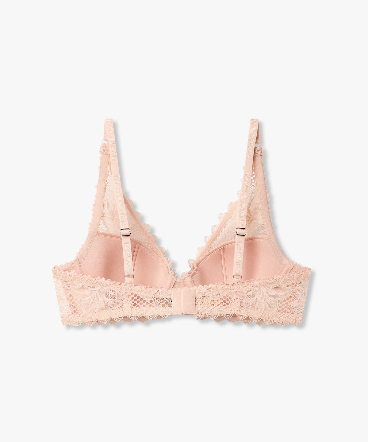 엠포리오 아르마니 언더웨어(EMPORIO ARMANI UNDERWEAR) 여성 플라워 메쉬 패디드 발코넷 브라_핑크 0826182502