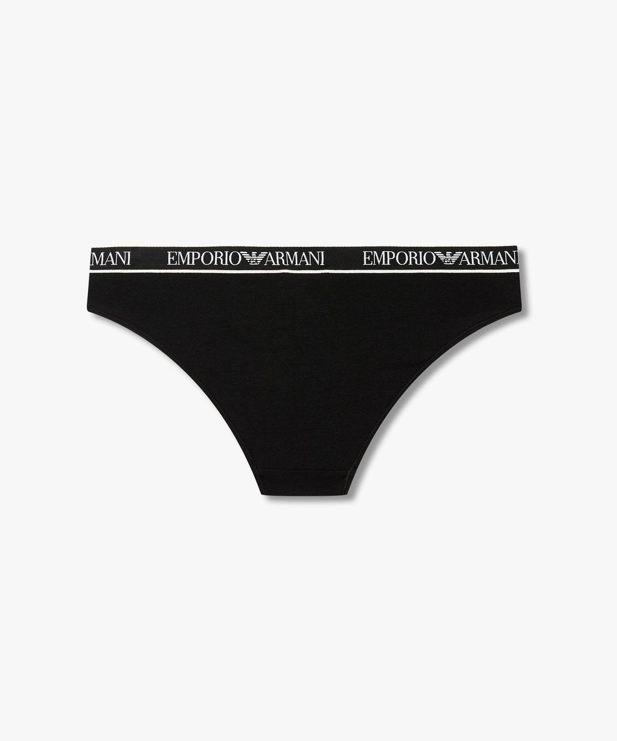 엠포리오 아르마니 언더웨어(EMPORIO ARMANI UNDERWEAR) 여성 로고 디테일 밴딩 브리프_블랙 0826111521