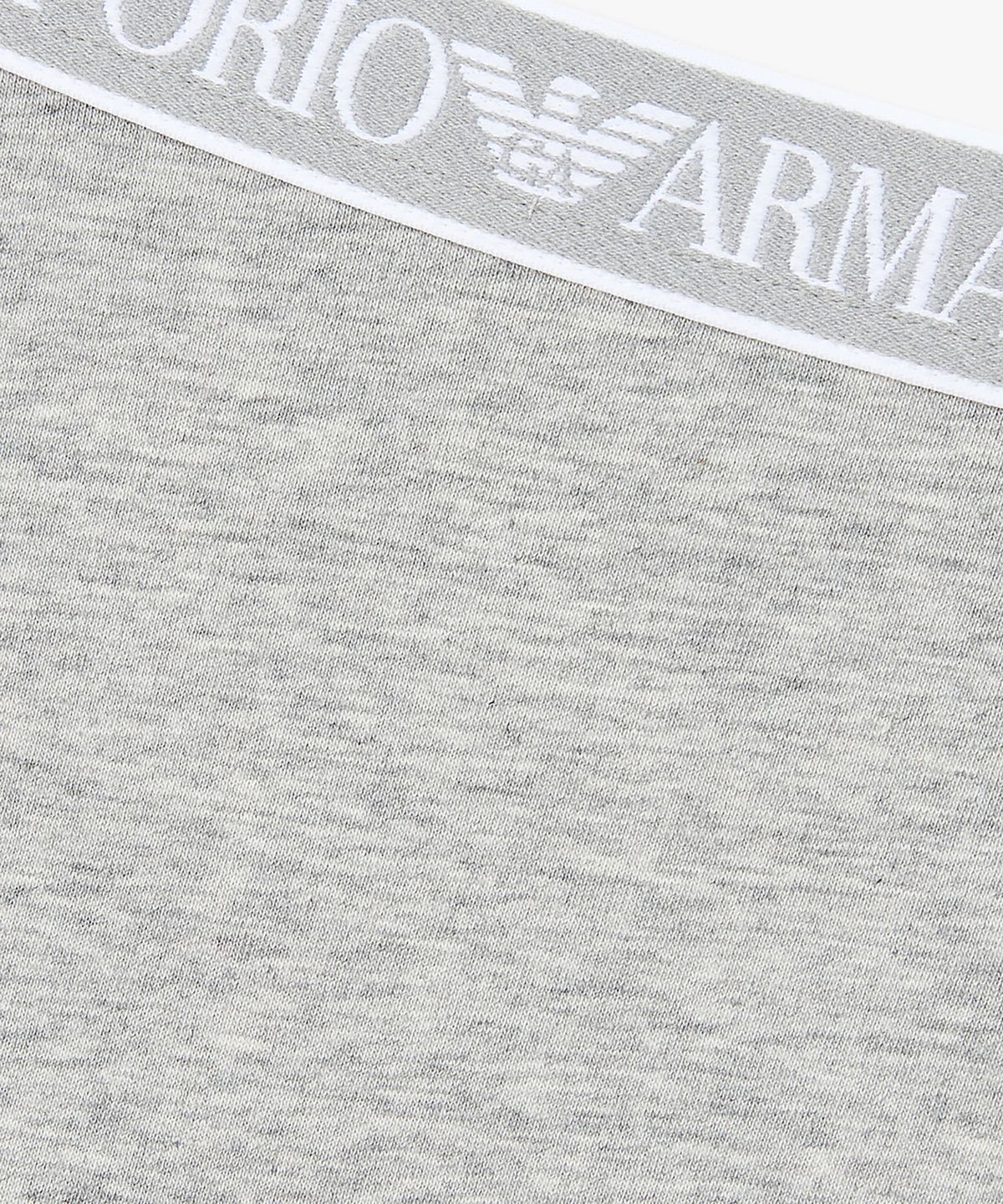 엠포리오 아르마니 언더웨어(EMPORIO ARMANI UNDERWEAR) 여성 로고 디테일 밴딩 브리프_멜란지 그레이 0826111520