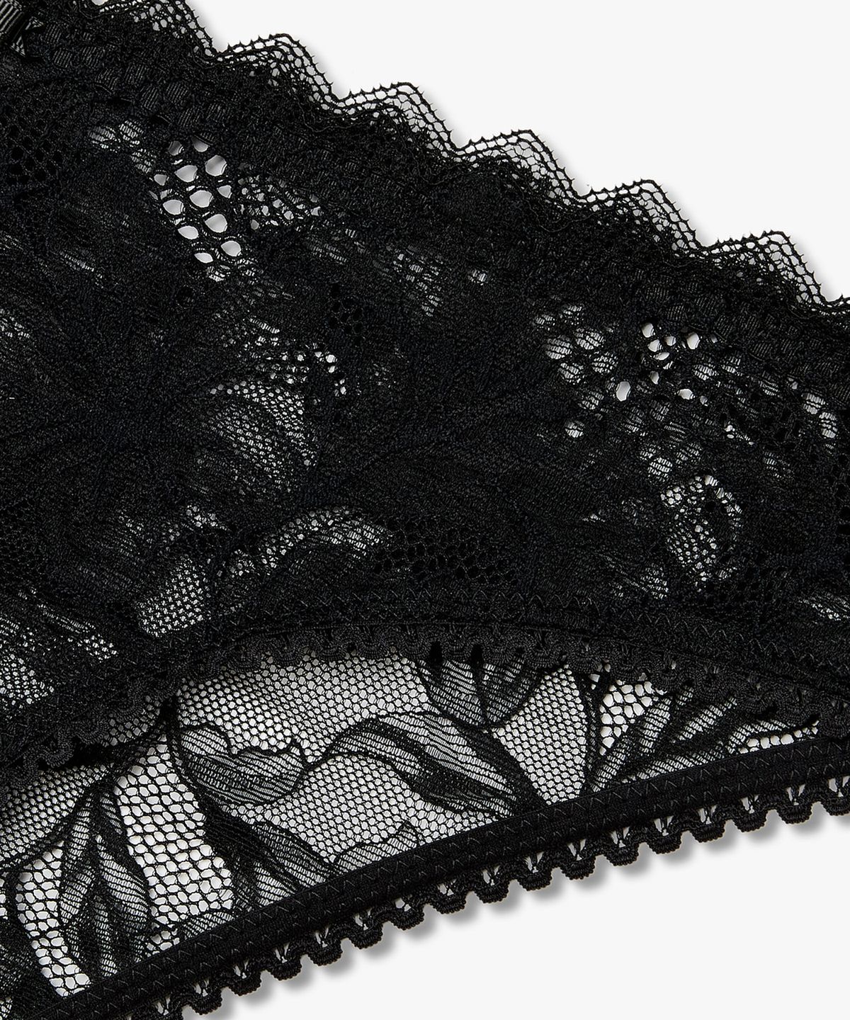 엠포리오 아르마니 언더웨어(EMPORIO ARMANI UNDERWEAR) 여성 플로럴 레이스 시스루 브리프_블랙 0826111505