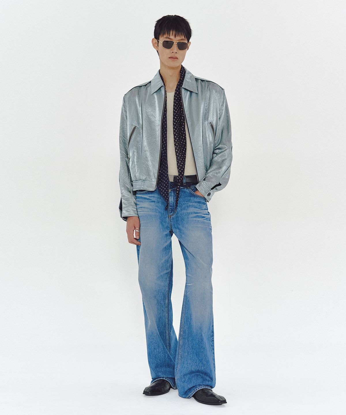 엠엠아이씨(MMIC) RAZOR JACKET (BLUE GRAY)