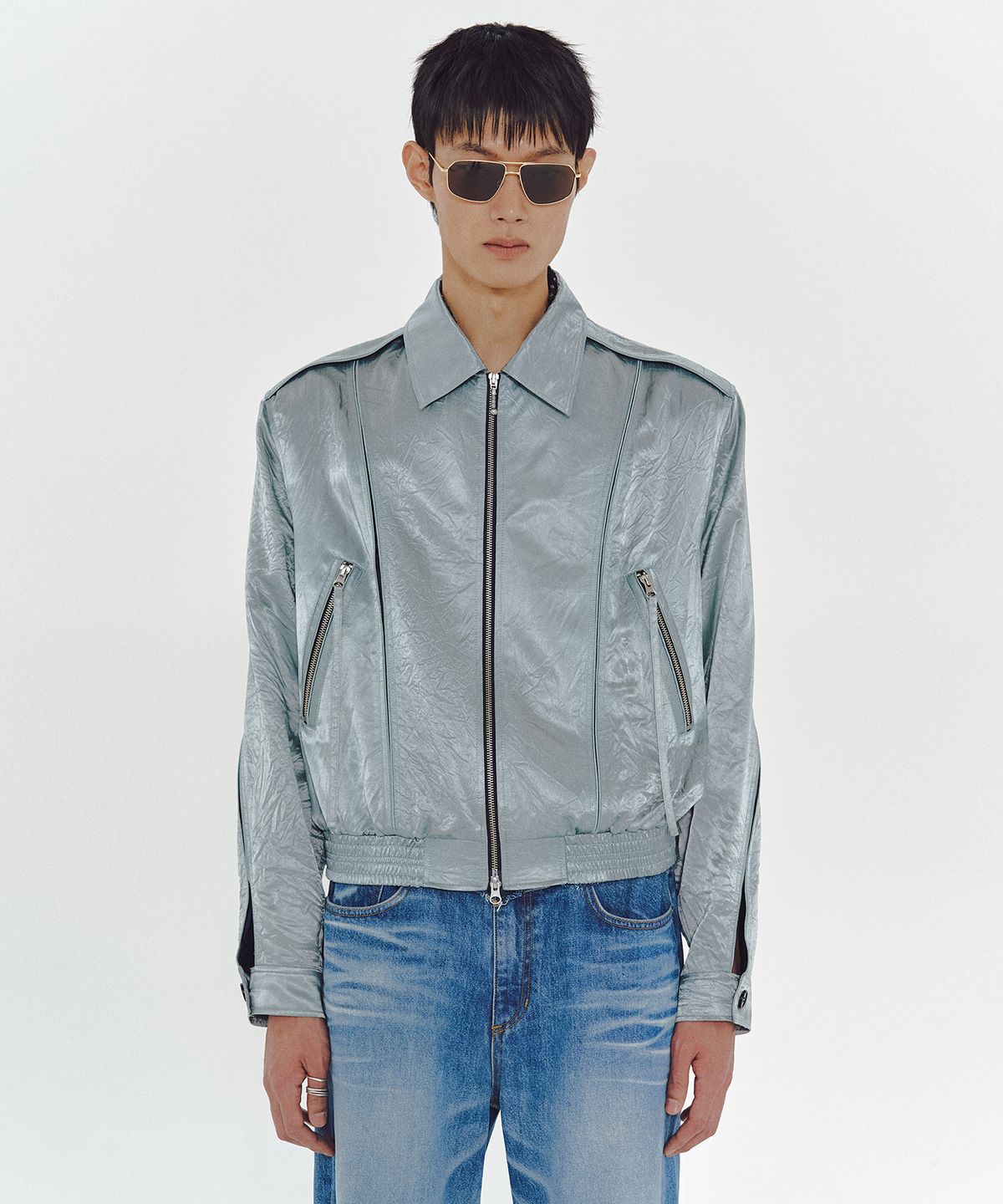 엠엠아이씨(MMIC) RAZOR JACKET (BLUE GRAY)