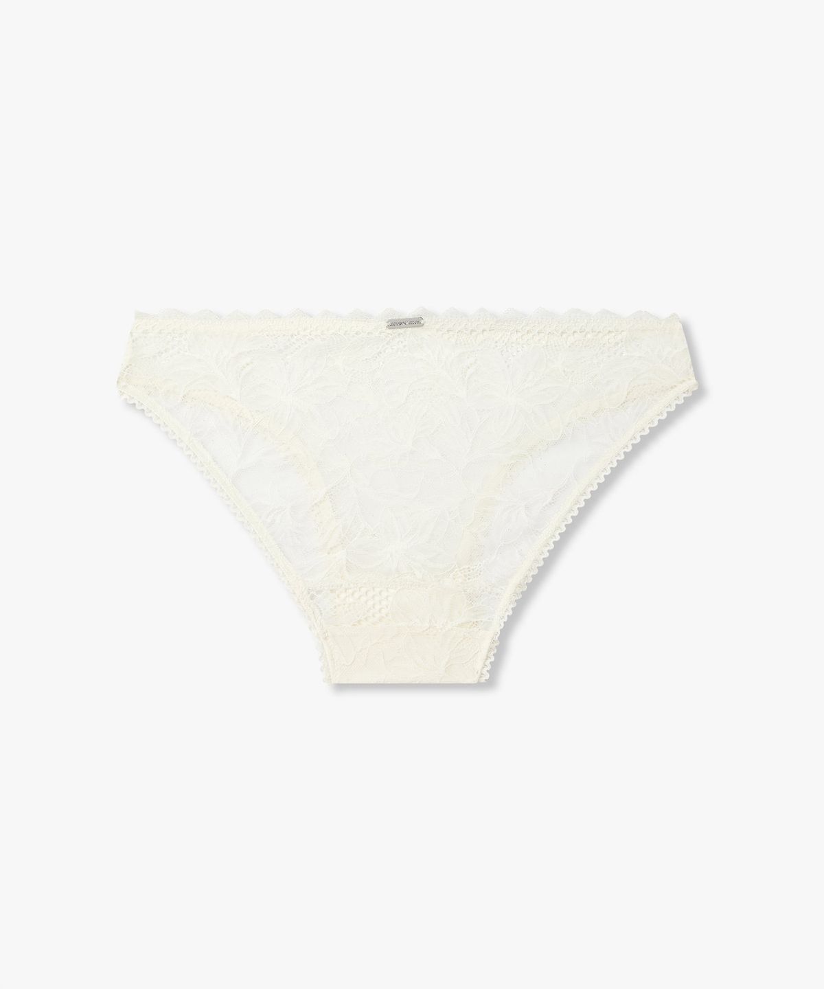 엠포리오 아르마니 언더웨어(EMPORIO ARMANI UNDERWEAR) 여성 플로럴 레이스 시스루 브리프_화이트 0826111501