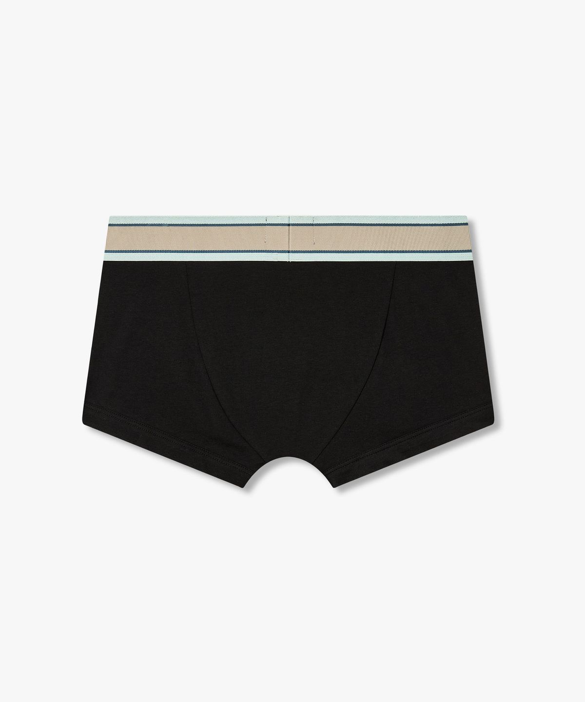 엠포리오 아르마니 언더웨어(EMPORIO ARMANI UNDERWEAR) 남성 배색 트림 빅 로고 밴딩 드로즈_블랙 0816112027
