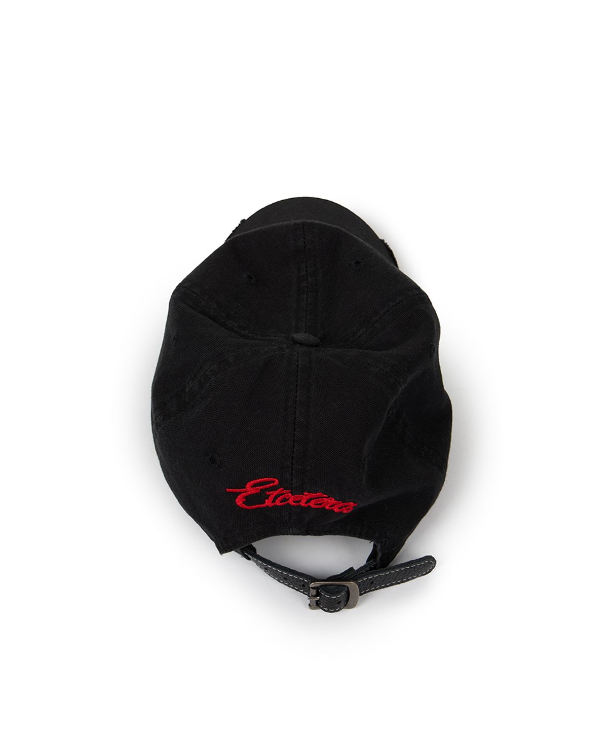 이티씨이(ETCE) NEW VISION DESTROYED WASHED CAP (RED)