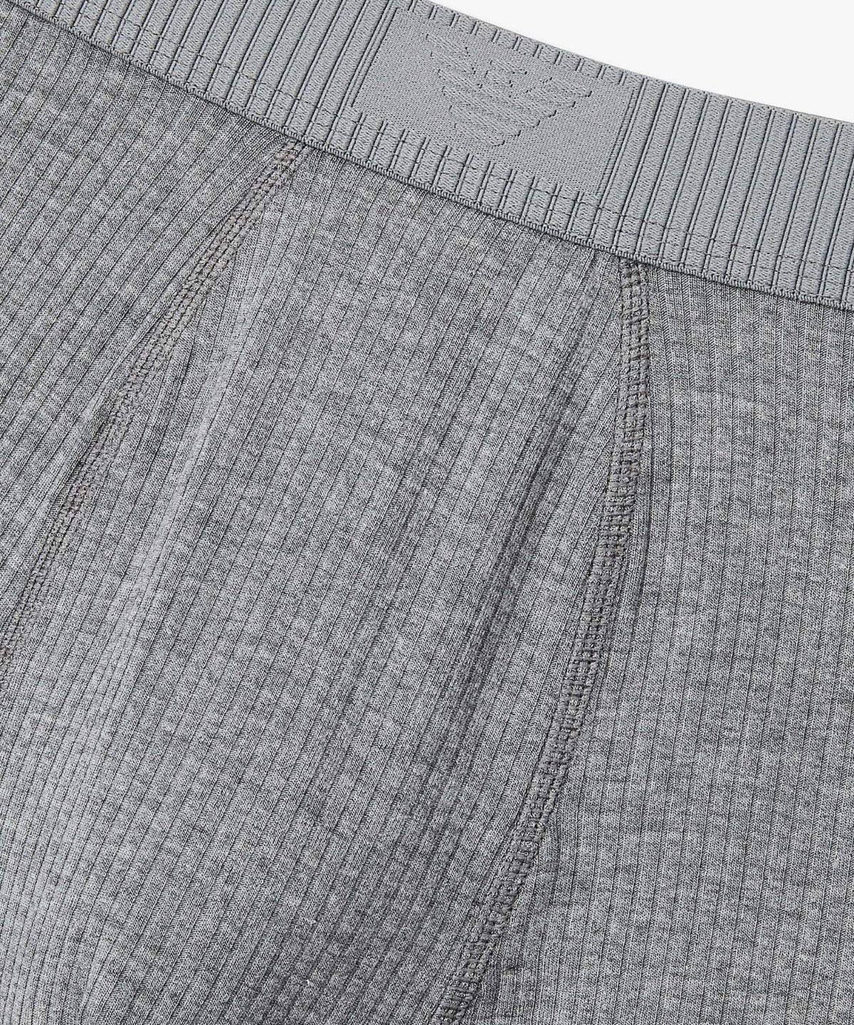 엠포리오 아르마니 언더웨어(EMPORIO ARMANI UNDERWEAR) 남성 이글 로고 리브드 스트레치 드로즈_멜란지 그레이 0816112014