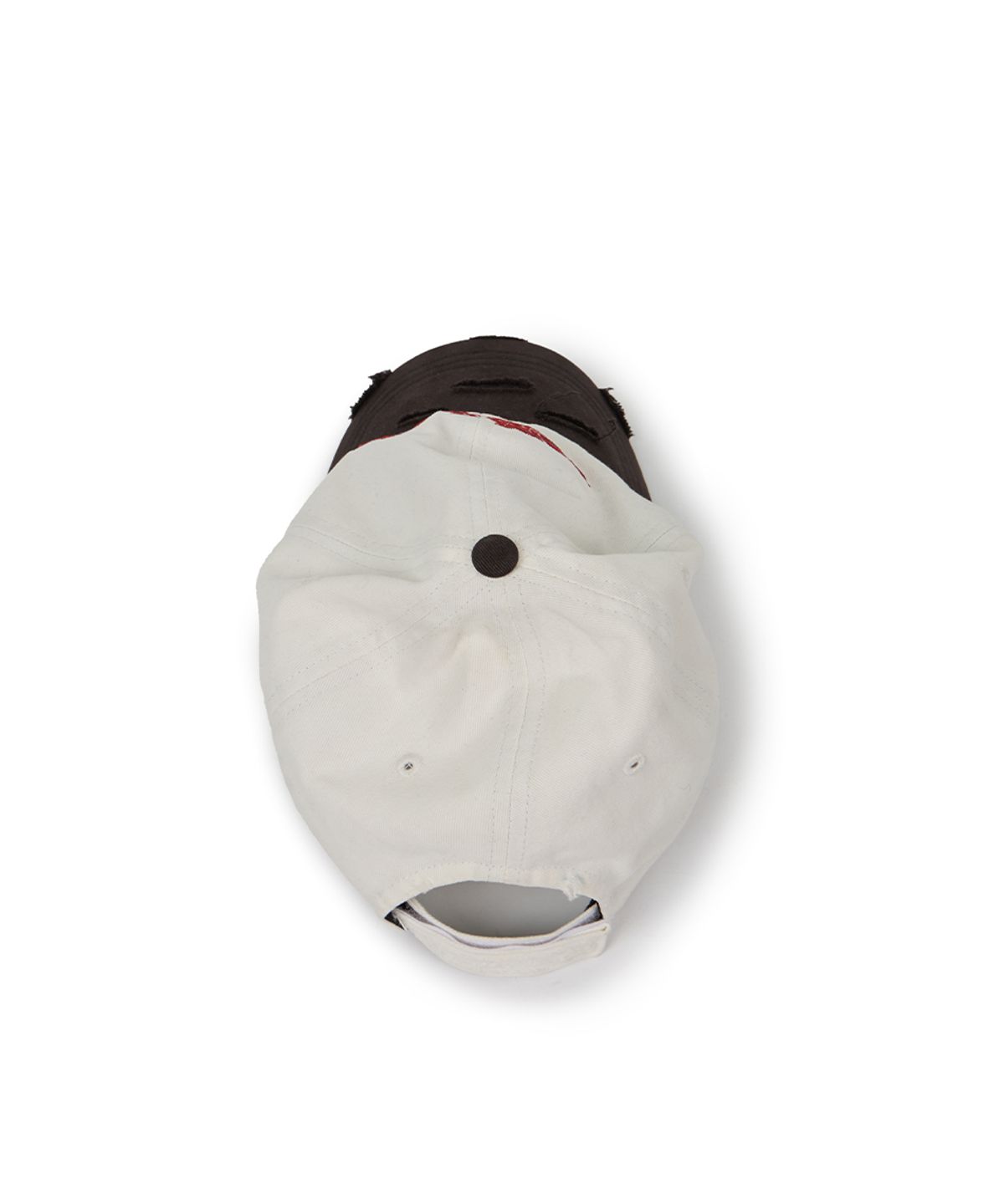 이티씨이(ETCE) BOY HOOD DESTROYED CAP (WHITE)