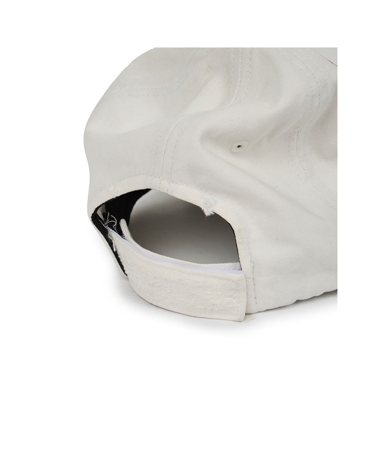 이티씨이(ETCE) BOY HOOD DESTROYED CAP (WHITE)