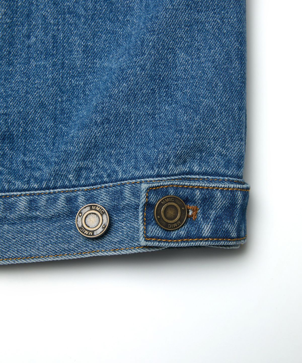 엠엠아이씨(MMIC) FRAMECUT JACKET (MID BLUE)