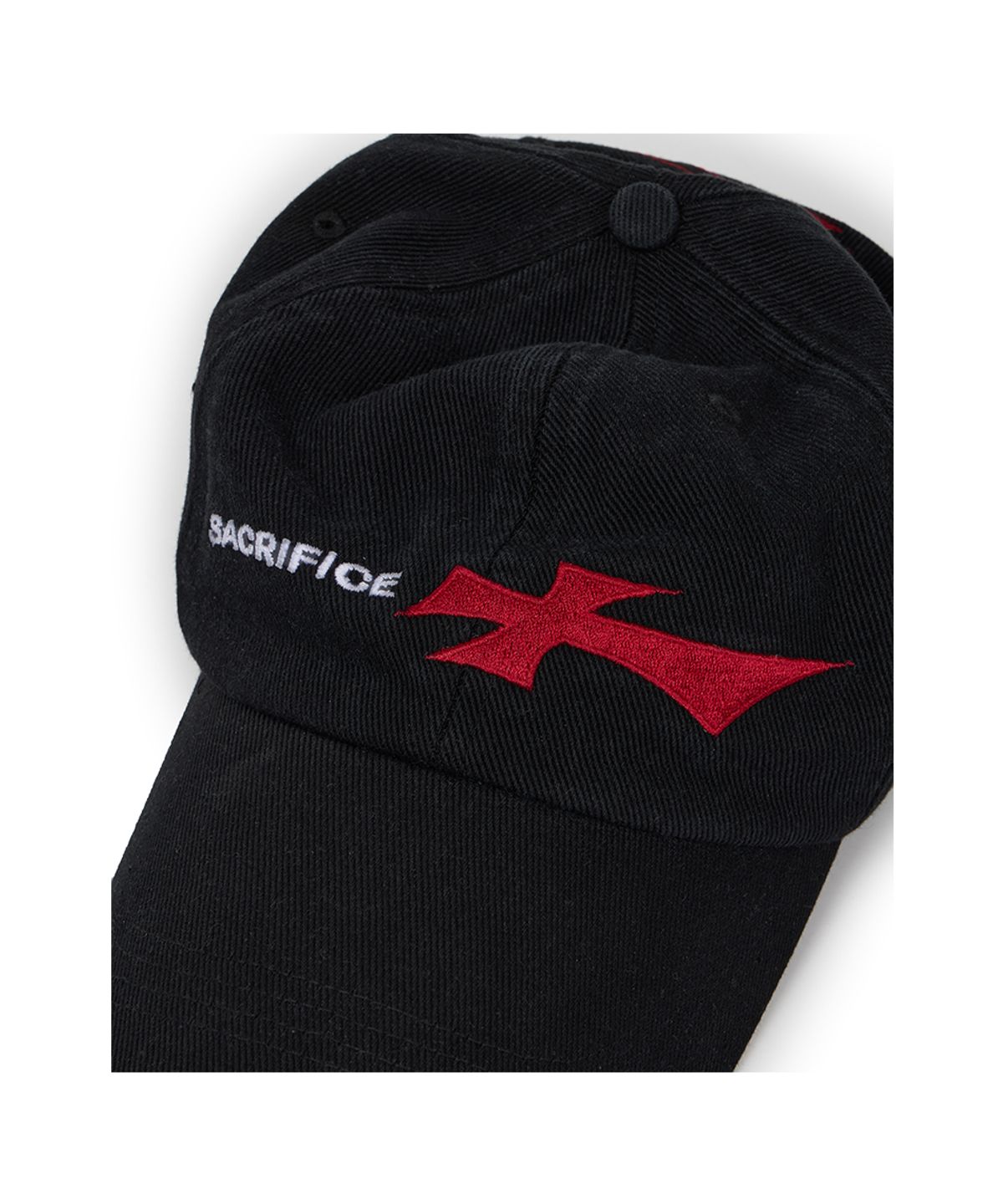 이티씨이(ETCE) WASHED SACRIFICE CAP (BLACK)