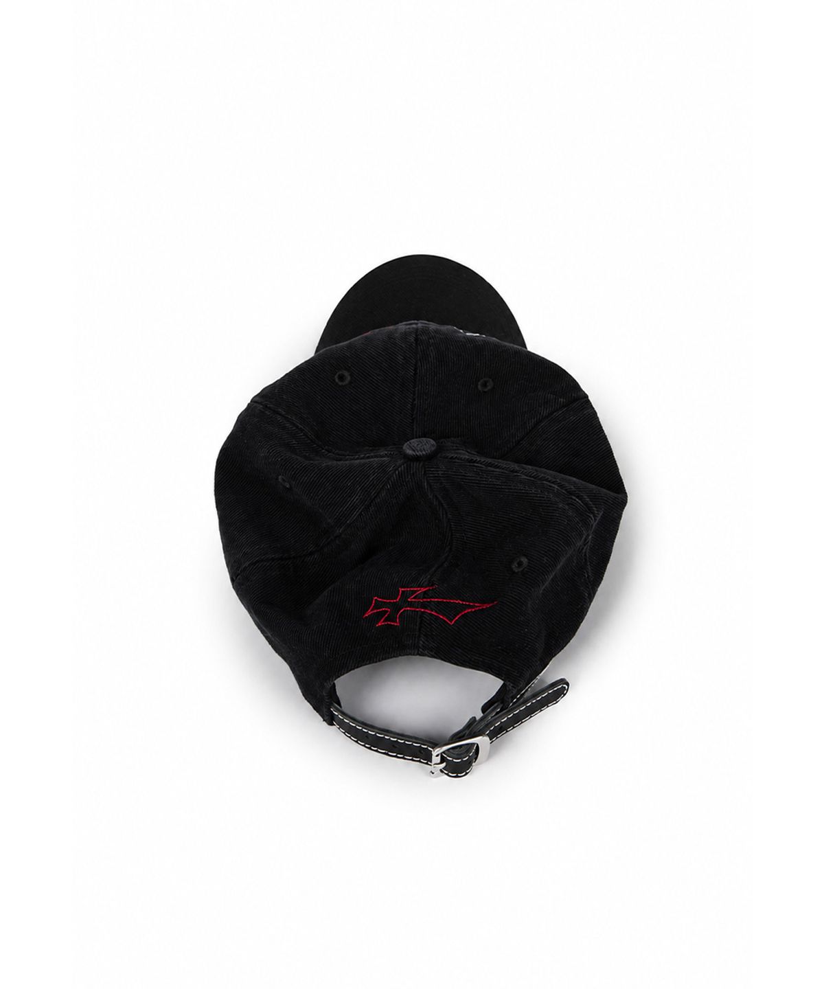 이티씨이(ETCE) WASHED SACRIFICE CAP (BLACK)