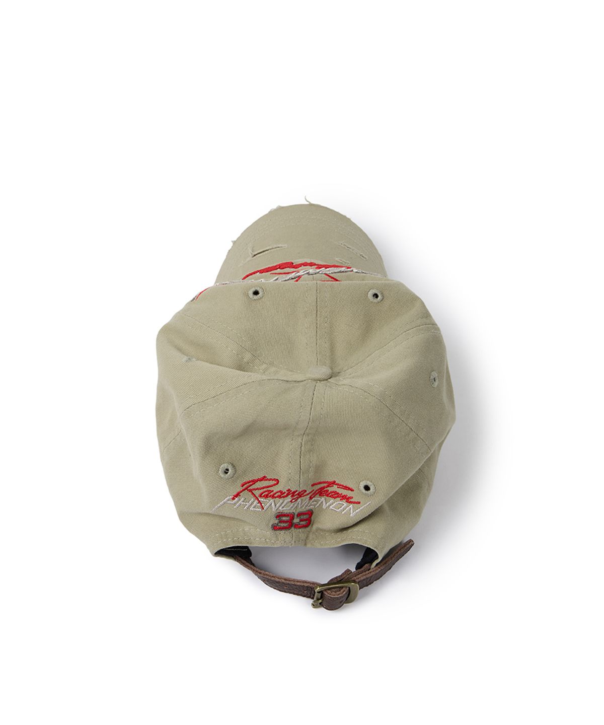 이티씨이(ETCE) RACING PHENOMENON CAP (BEIGE)
