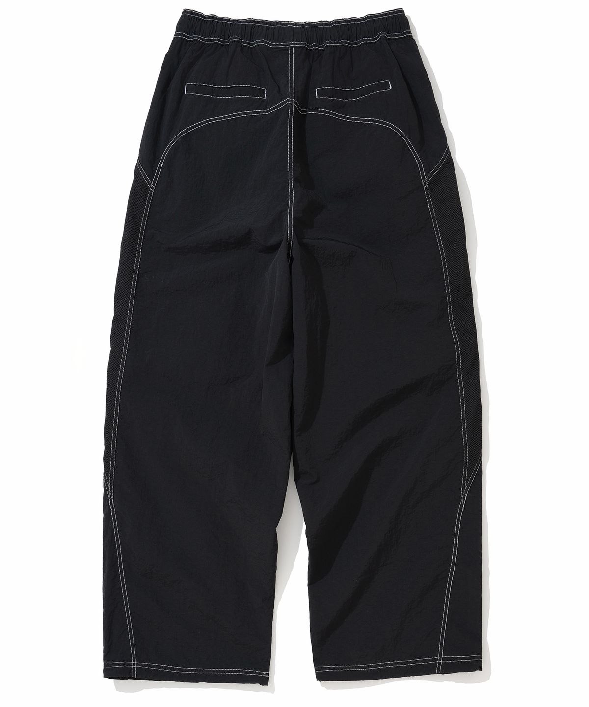 낫포너드(NOT4NERD) Segment Line Nylon Pants - Black