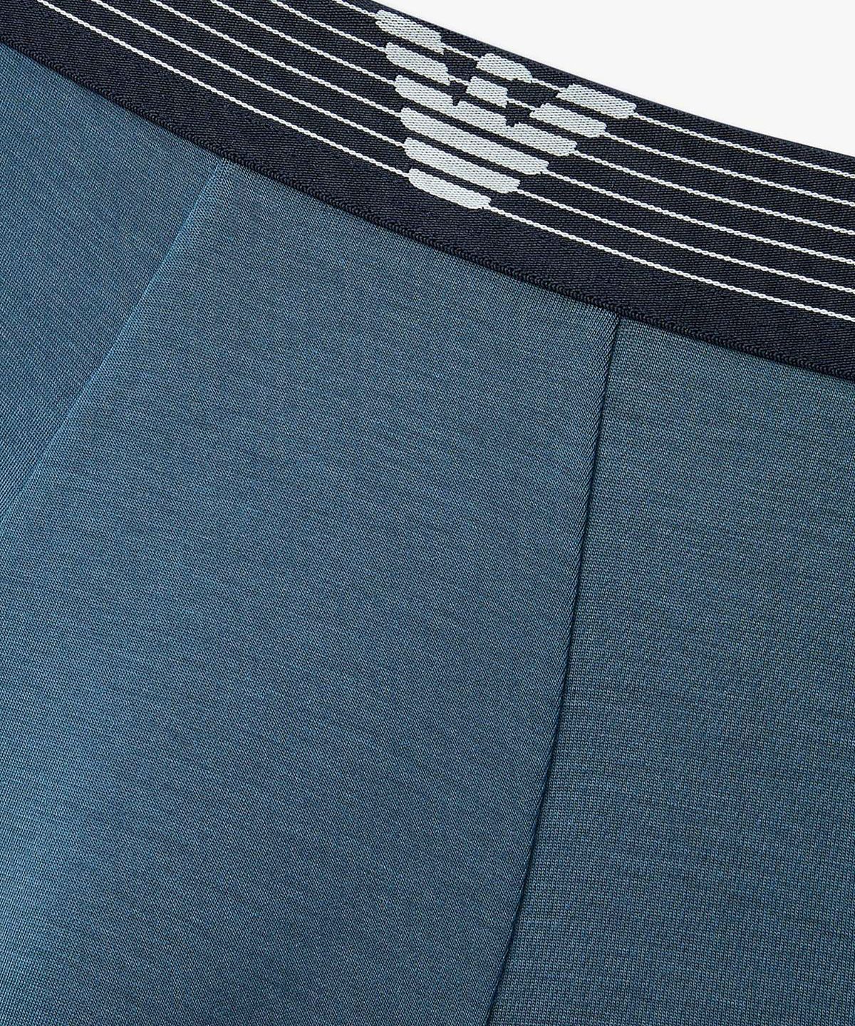 엠포리오 아르마니 언더웨어(EMPORIO ARMANI UNDERWEAR) 남성 스트라이프 밴딩 드로즈_블루 그린 0816112097