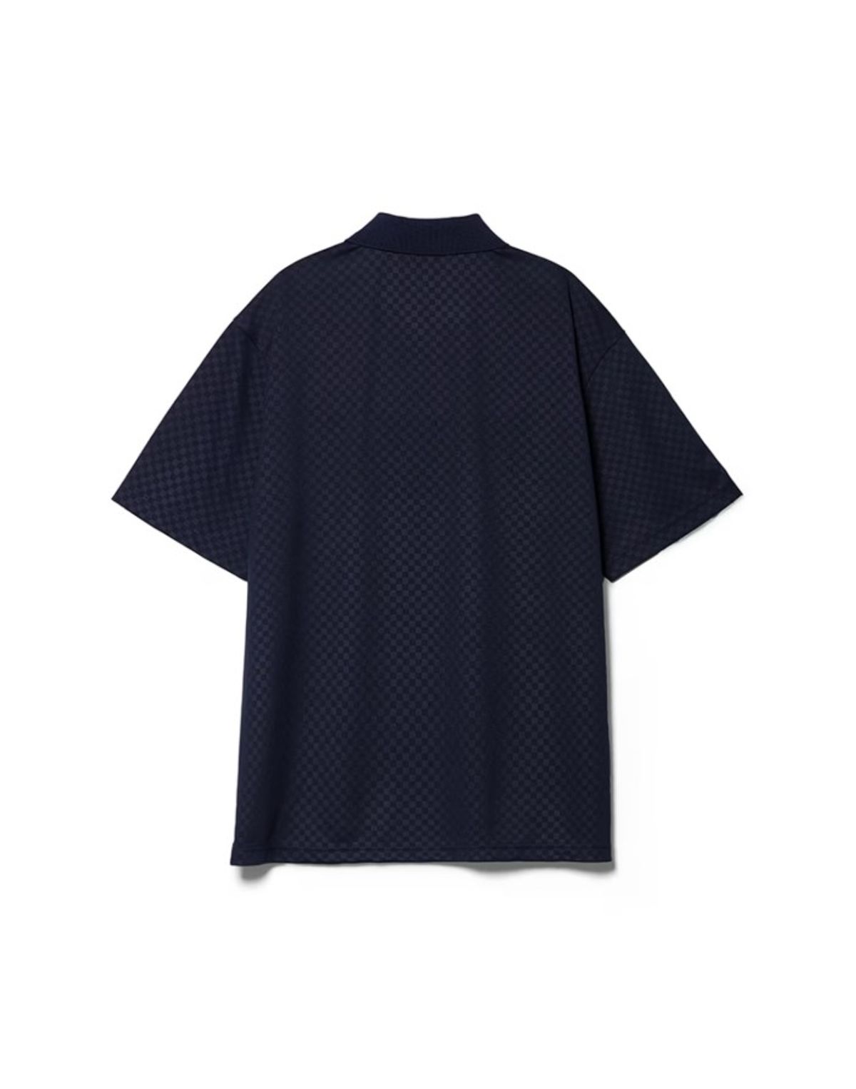 헤지스(HAZZYS) [HIS] 네이비 S/S 체커보드패턴 폴로