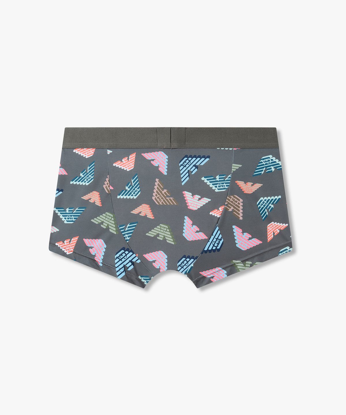 엠포리오 아르마니 언더웨어(EMPORIO ARMANI UNDERWEAR) 남성 3D로고 패턴 프린트 드로즈_그레이 0816112038