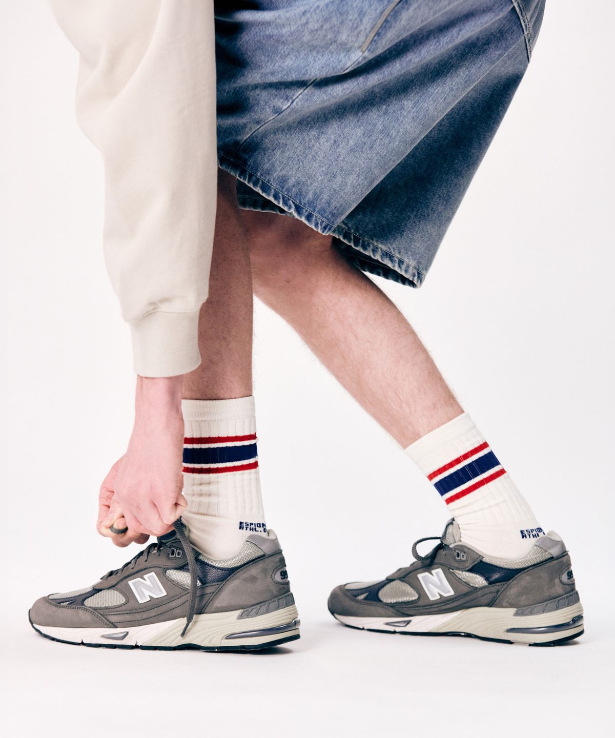 에스피오나지(ESPIONAGE) Skater Athletic Socks Vol.2 (3 Pack)