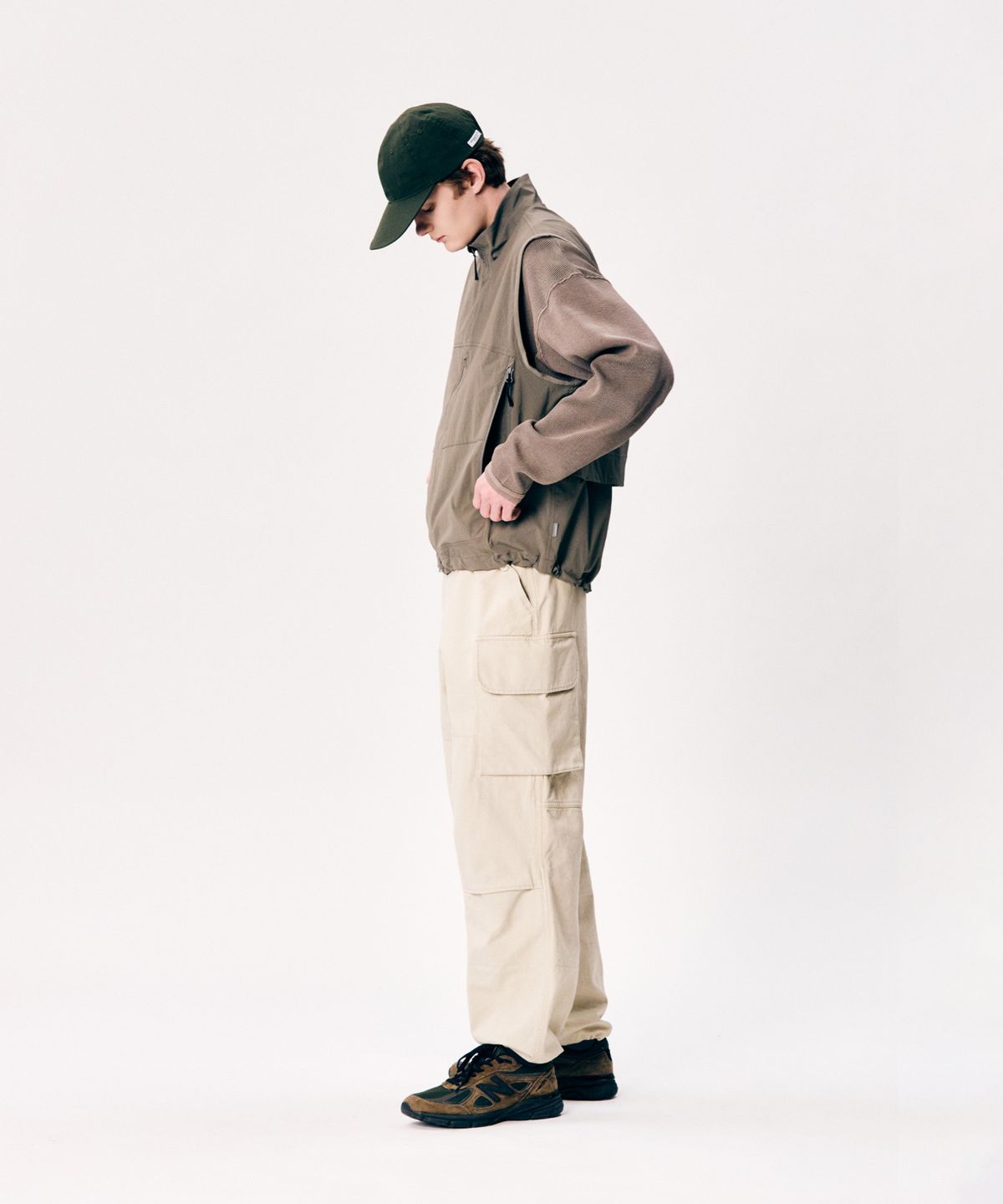 에스피오나지(ESPIONAGE) Nylon Hiking Cap Olive