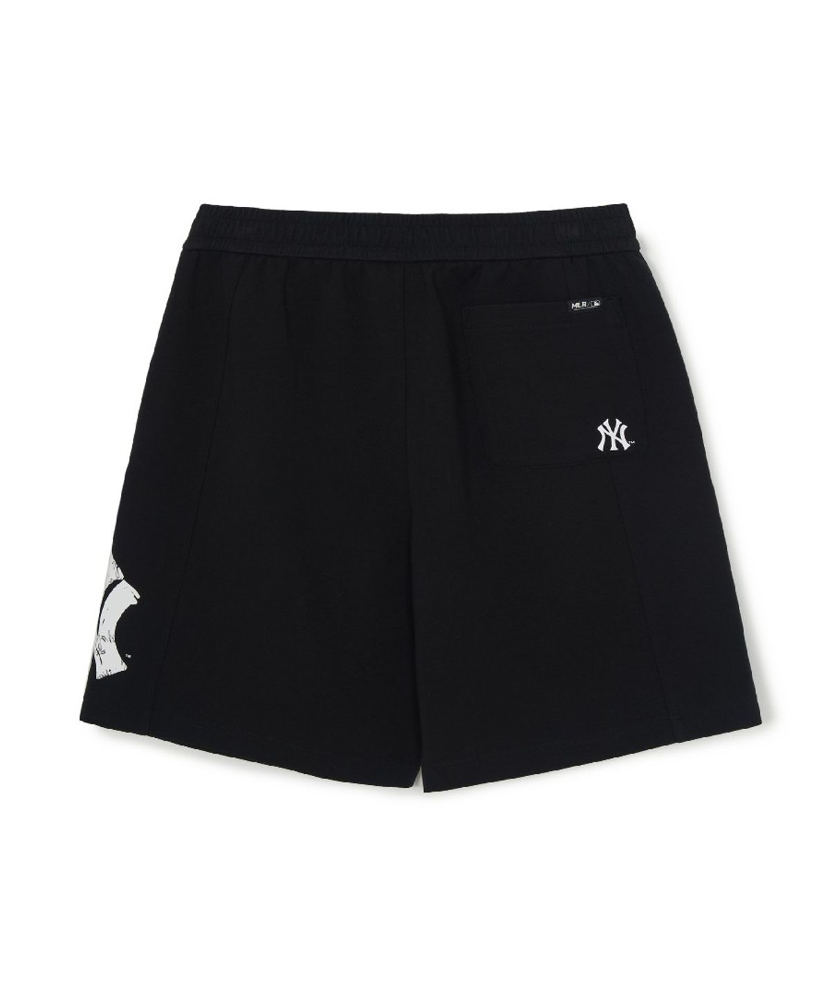 엠엘비(MLB) 베이직 메가로고 6부 반바지 NY (Black)