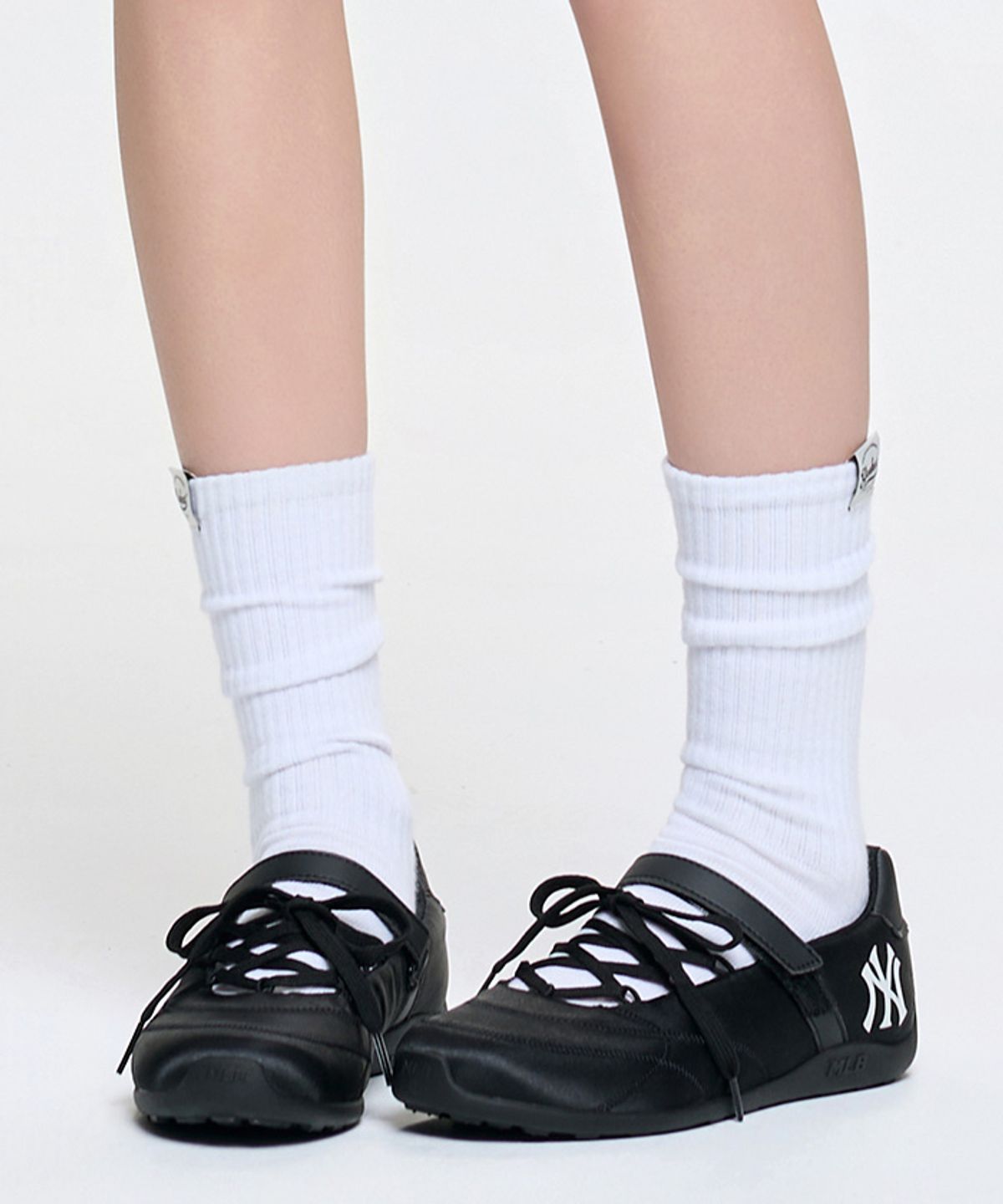 엠엘비(MLB) 슬릭 메리제인 새틴 NY (Black)
