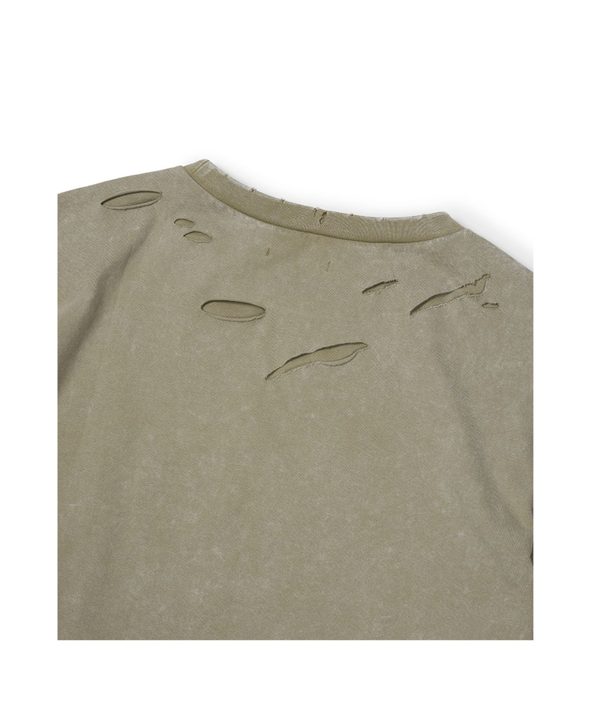이티씨이(ETCE) DAMAGE LAYERED L/S TEE (BEIGE)