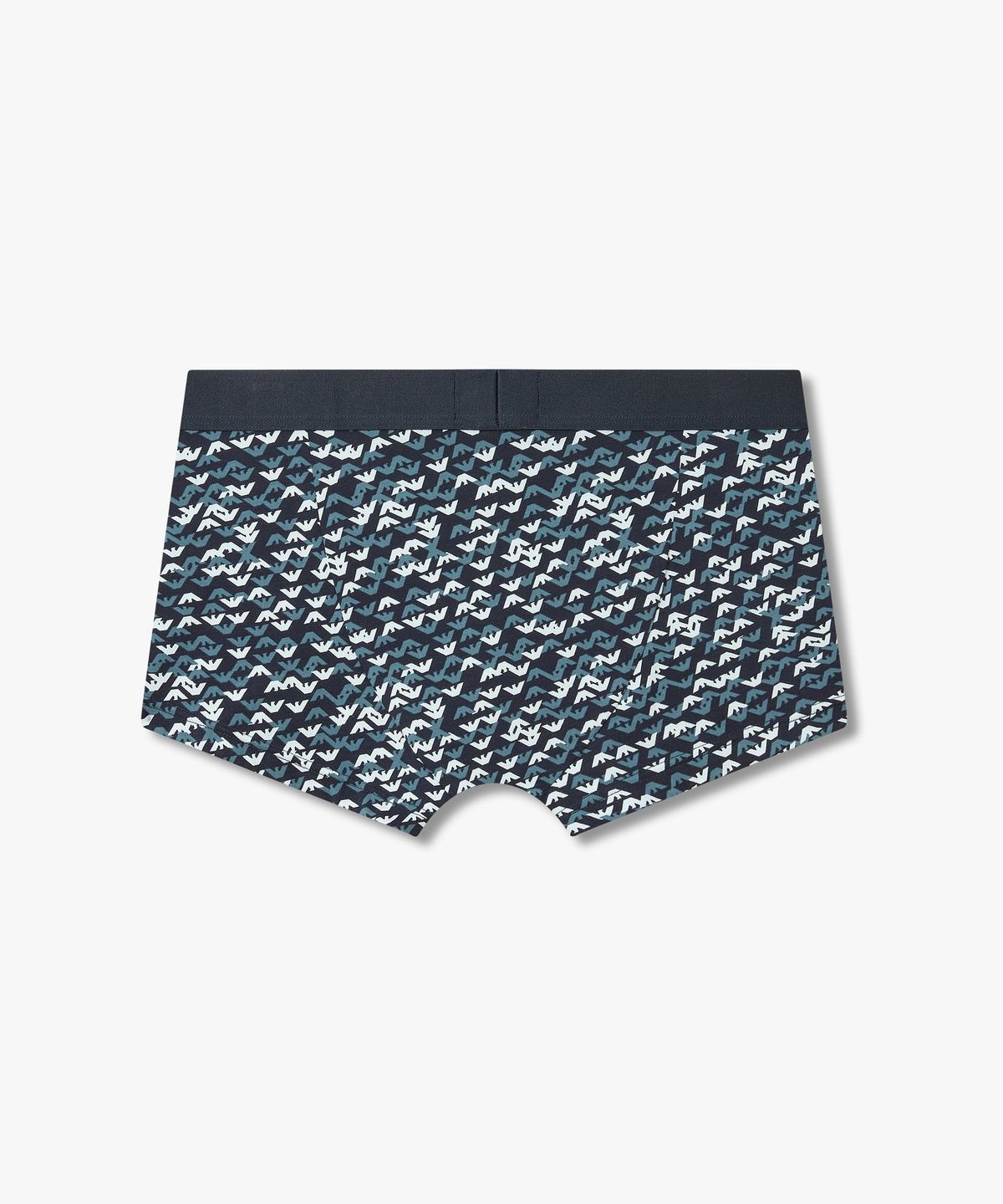 엠포리오 아르마니 언더웨어(EMPORIO ARMANI UNDERWEAR) 남성 지오메트릭 로고 패턴 드로즈_네이비 0816112034