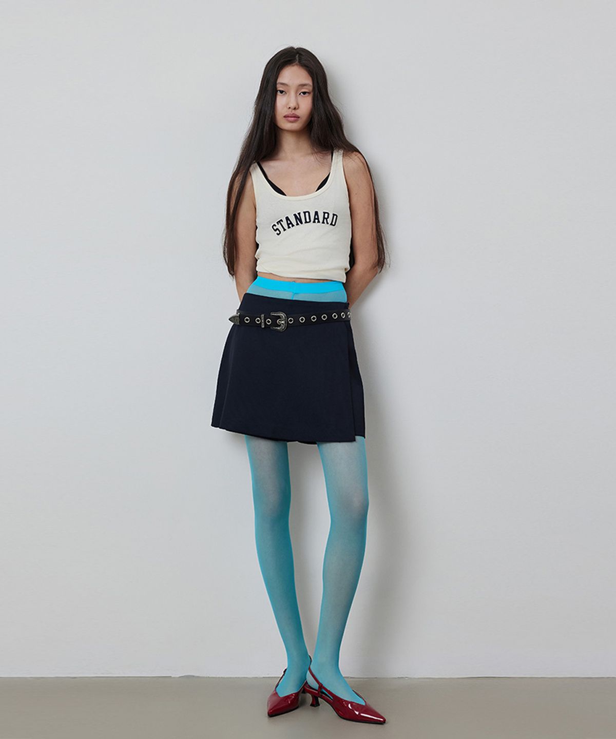 퀸스래빗(Q'SRB) Low Mini Skirt Shorts_Curot Pants