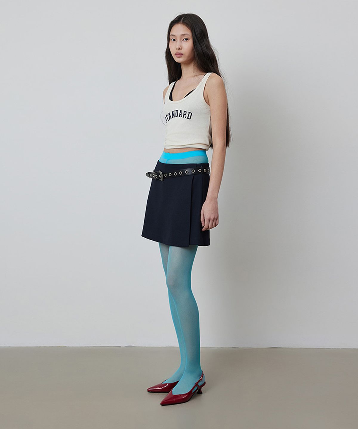 퀸스래빗(Q'SRB) Low Mini Skirt Shorts_Curot Pants
