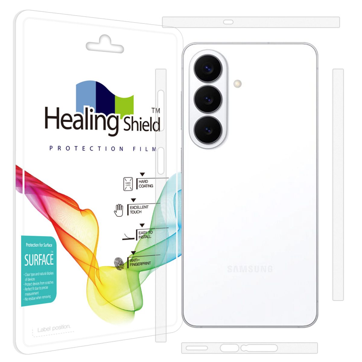 힐링쉴드(HEALINGSHIELD) 갤럭시S26 무광 측면테두리 보호필름 2세트