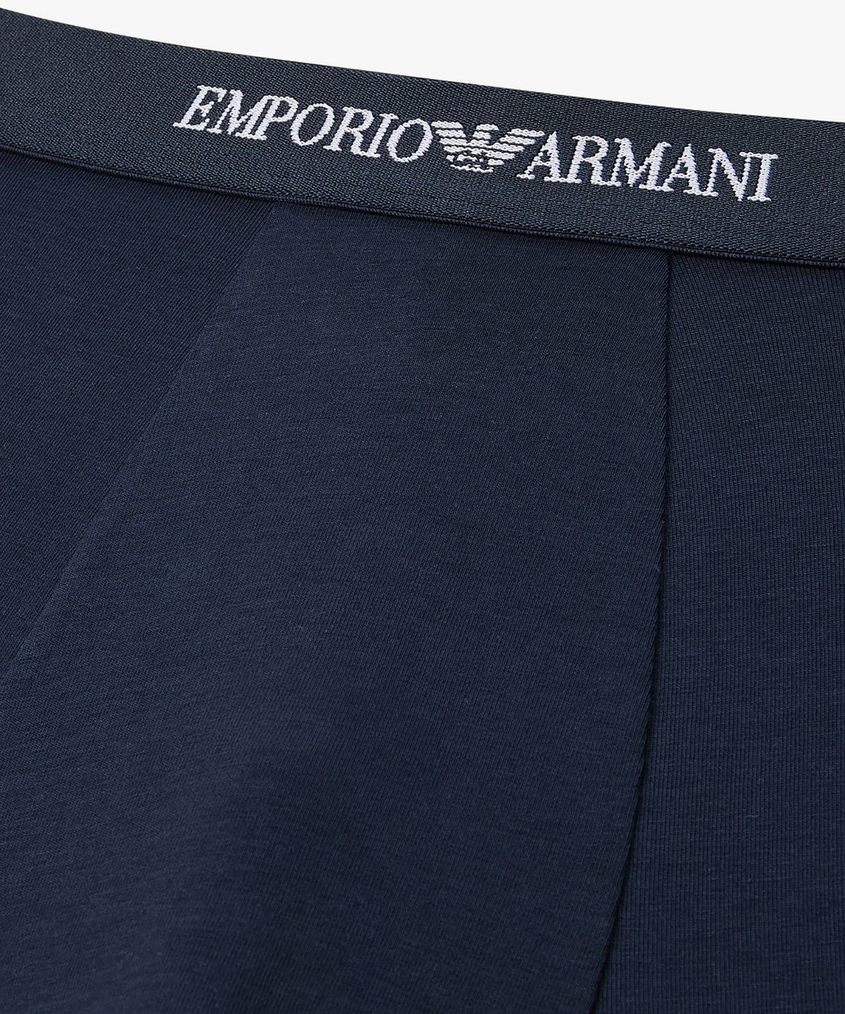 엠포리오 아르마니 언더웨어(EMPORIO ARMANI UNDERWEAR) 남성 로고 밴딩 코튼 드로즈 3PACK_블루 0816163152