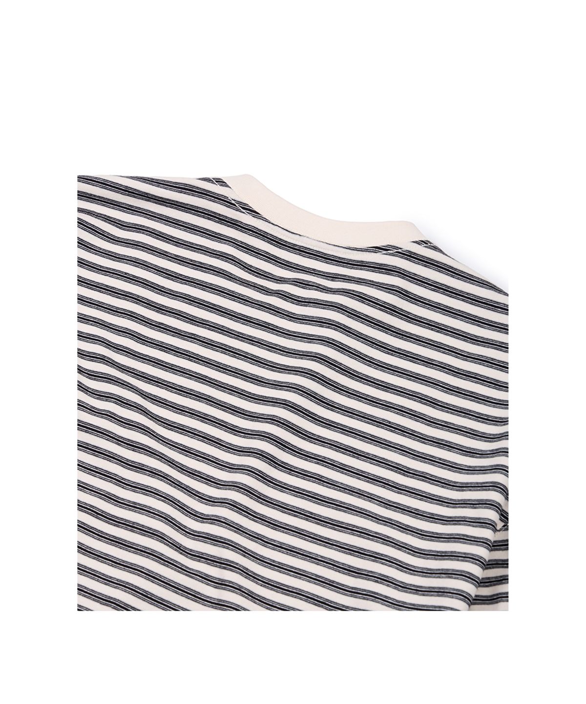 이티씨이(ETCE) (BASE) STRIPE POCKET LONG SLEEVE (IVORY)