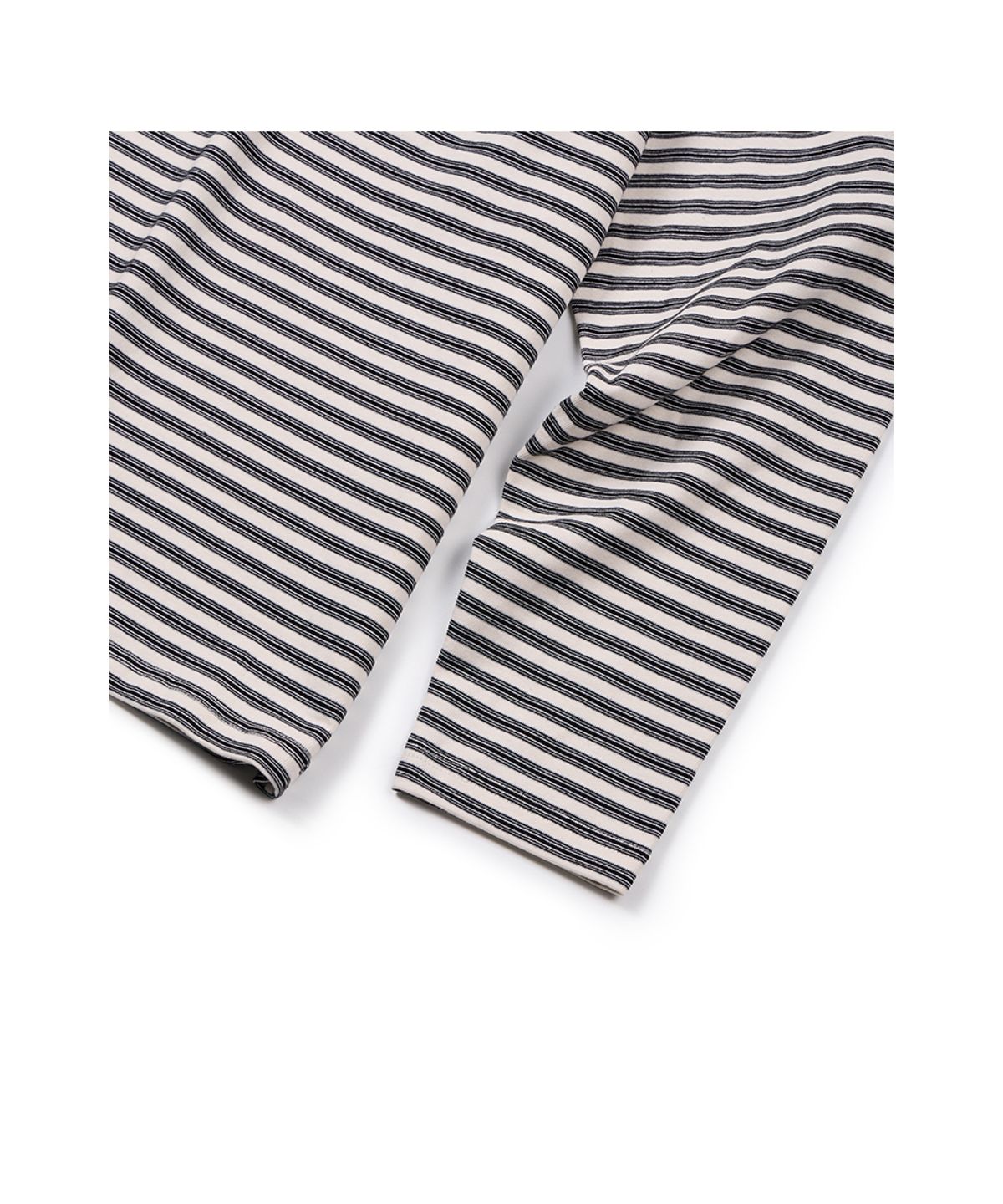 이티씨이(ETCE) (BASE) STRIPE POCKET LONG SLEEVE (IVORY)