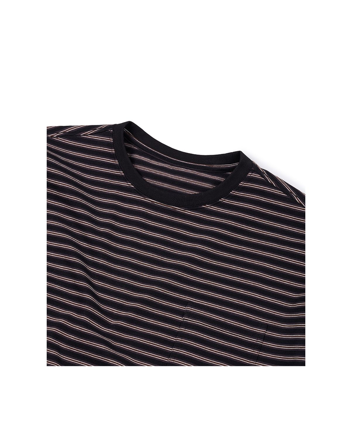 이티씨이(ETCE) (BASE) STRIPE POCKET LONG SLEEVE (NAVY)