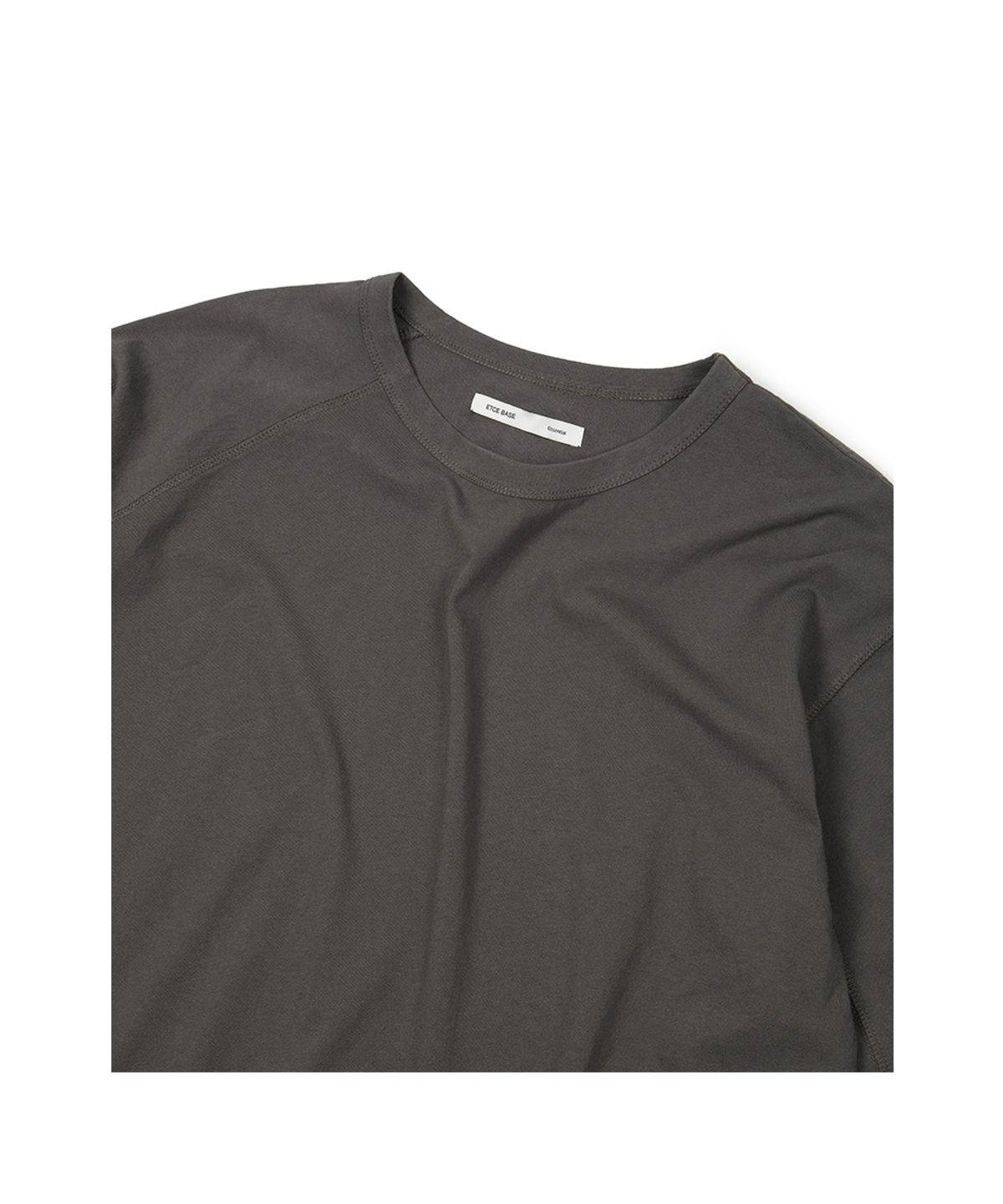 이티씨이(ETCE) (BASE) SIDE PANEL LONG SLEEVE (CHARCOAL)
