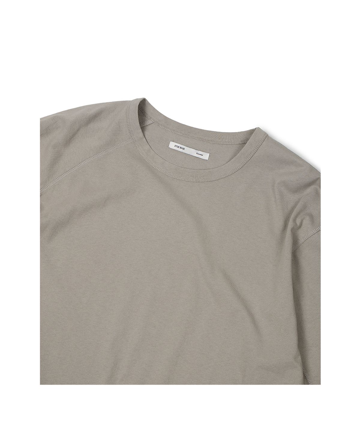 이티씨이(ETCE) (BASE) SIDE PANEL LONG SLEEVE (GRAY)