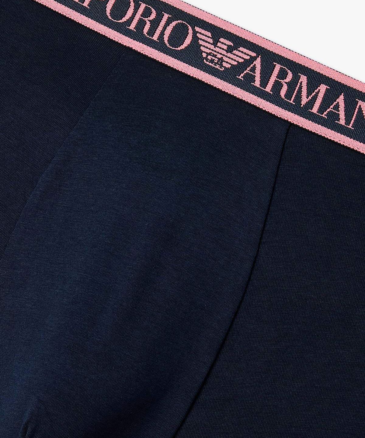 엠포리오 아르마니 언더웨어(EMPORIO ARMANI UNDERWEAR) 남성 컬러 밴딩 코튼 드로즈_블루 0816112168