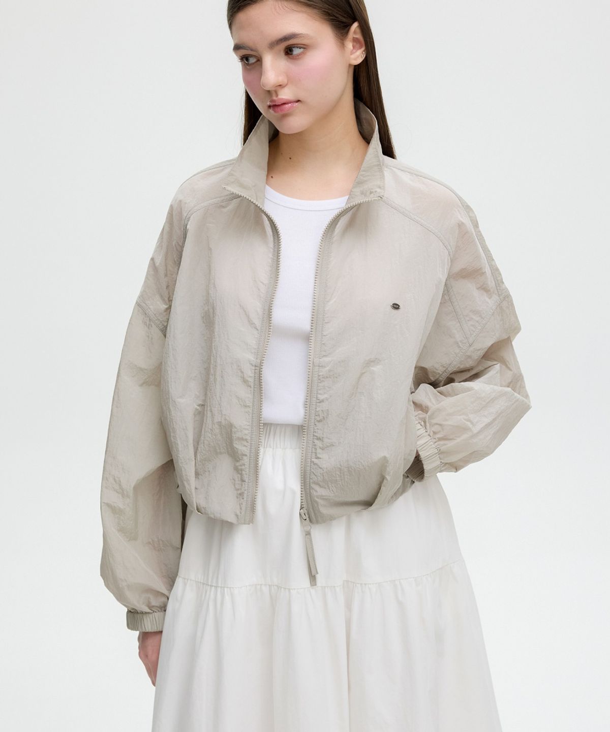 올리브 데 올리브(OLIVE DES OLIVE) 시어 윈드브레이커 점퍼 OH6XM3800