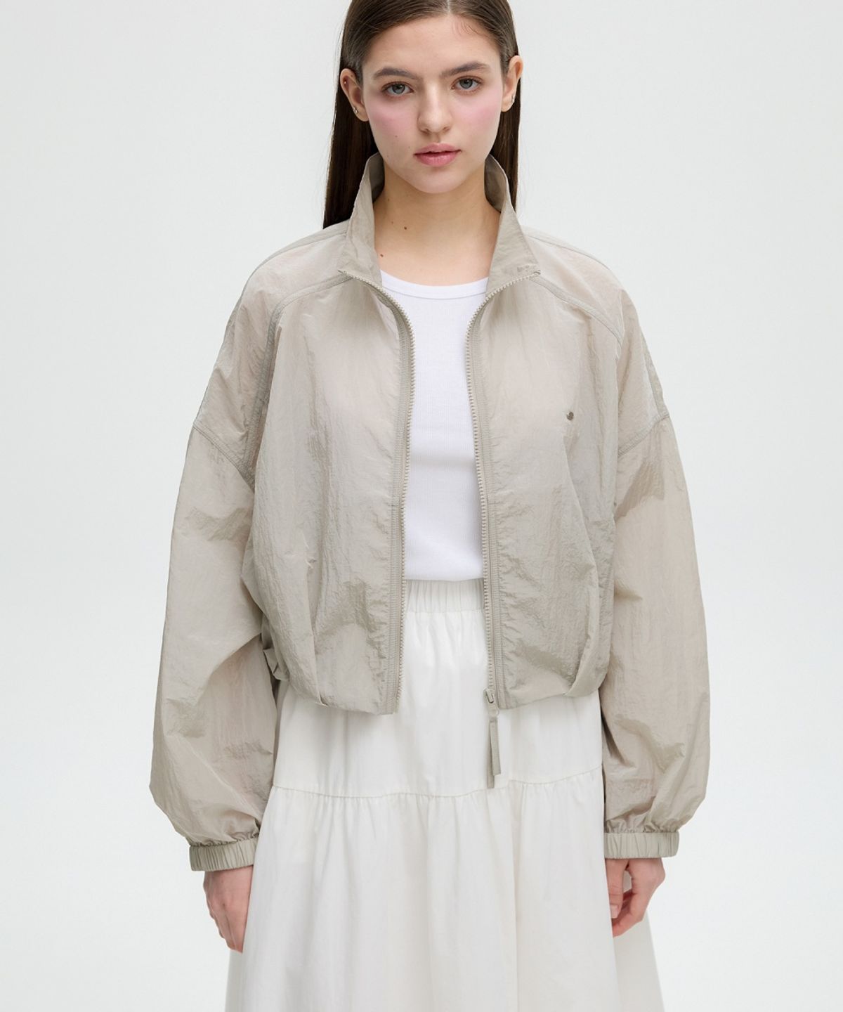 올리브 데 올리브(OLIVE DES OLIVE) 시어 윈드브레이커 점퍼 OH6XM3800