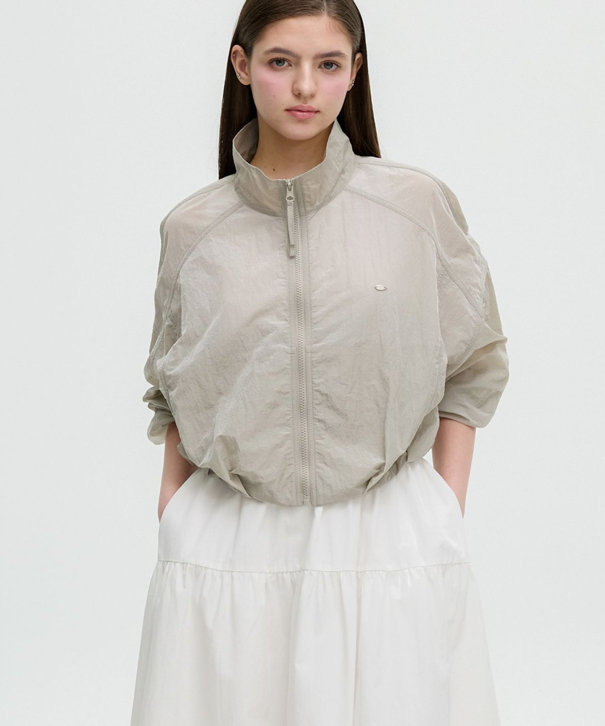 올리브 데 올리브(OLIVE DES OLIVE) 시어 윈드브레이커 점퍼 OH6XM3800
