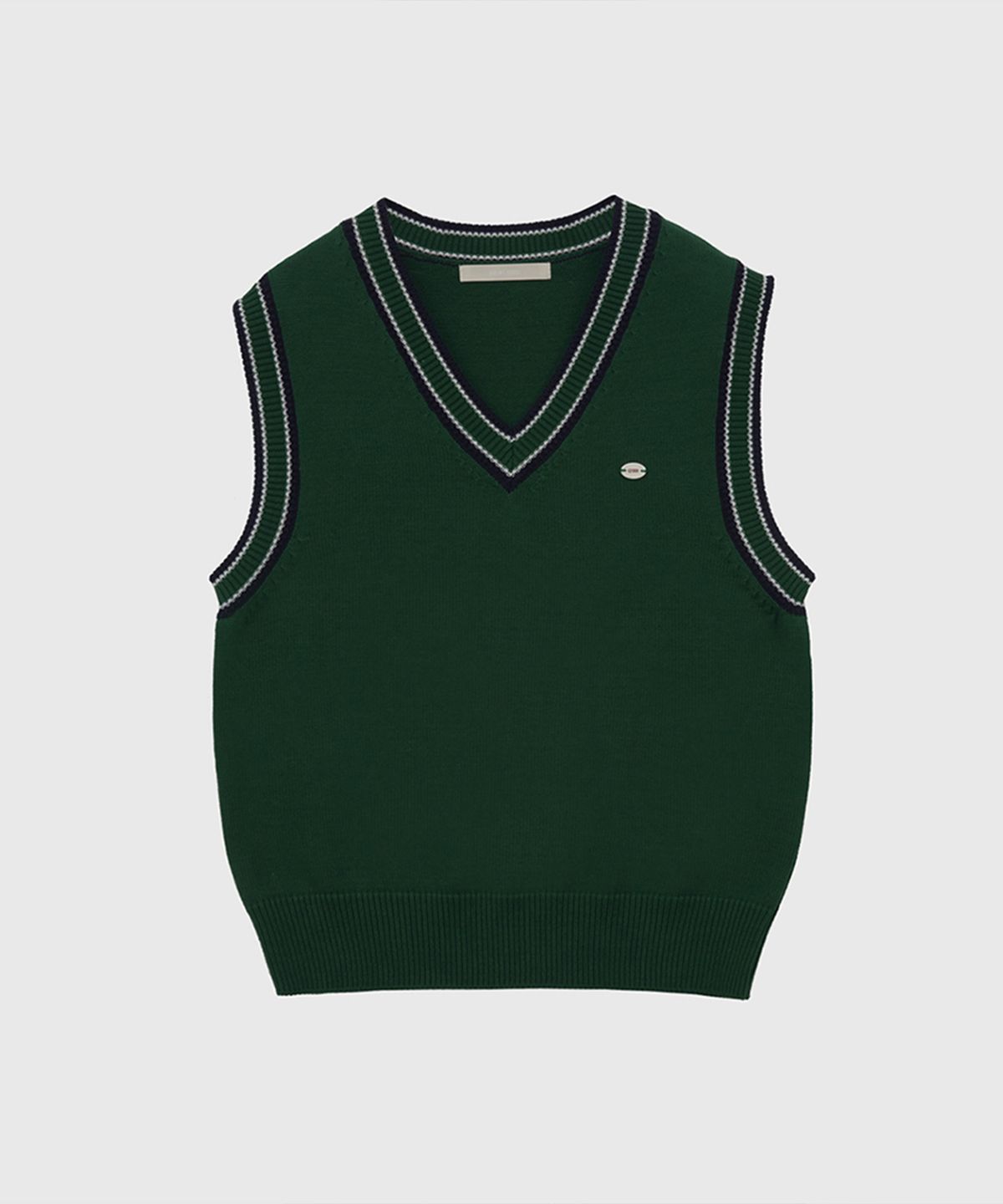 퀸스래빗(Q'SRB) QSRB Line Point V-neck Knit Vest