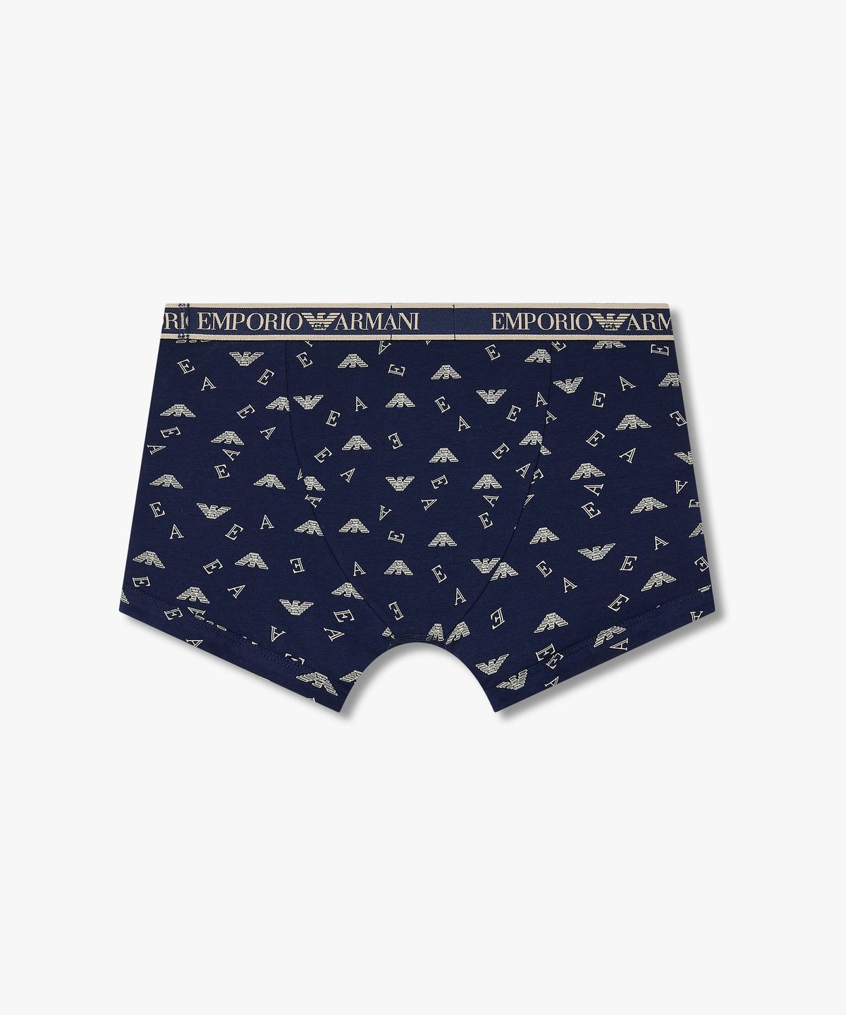 엠포리오 아르마니 언더웨어(EMPORIO ARMANI UNDERWEAR) 남성 이글 로고 패턴 코튼 드로즈_블루 0816112082