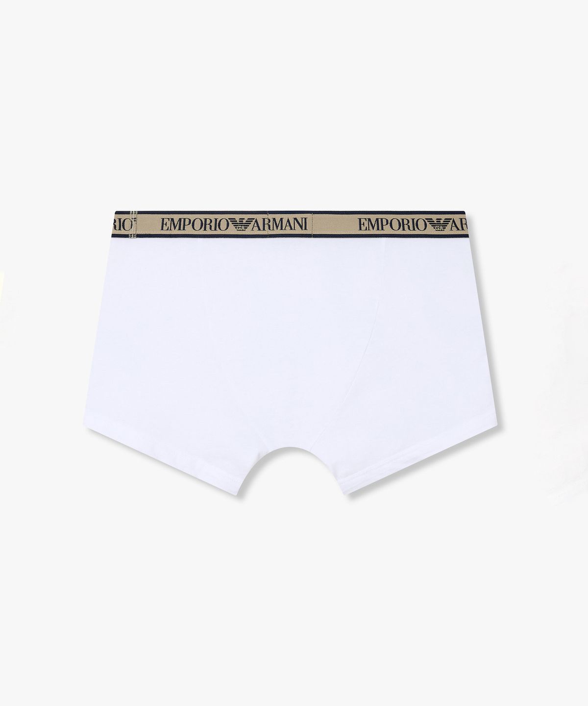 엠포리오 아르마니 언더웨어(EMPORIO ARMANI UNDERWEAR) 남성 라인 로고 밴딩 코튼 드로즈_화이트 0816112081