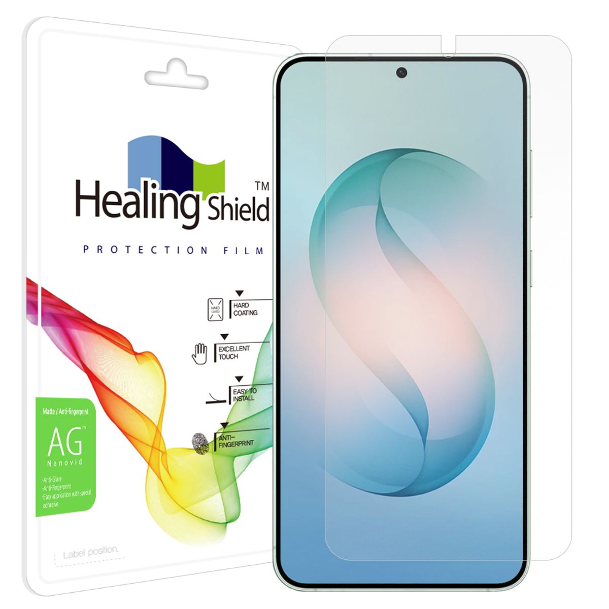 힐링쉴드(HEALINGSHIELD) 갤럭시S26 플러스 저반사 지문방지 액정보호필름 1매