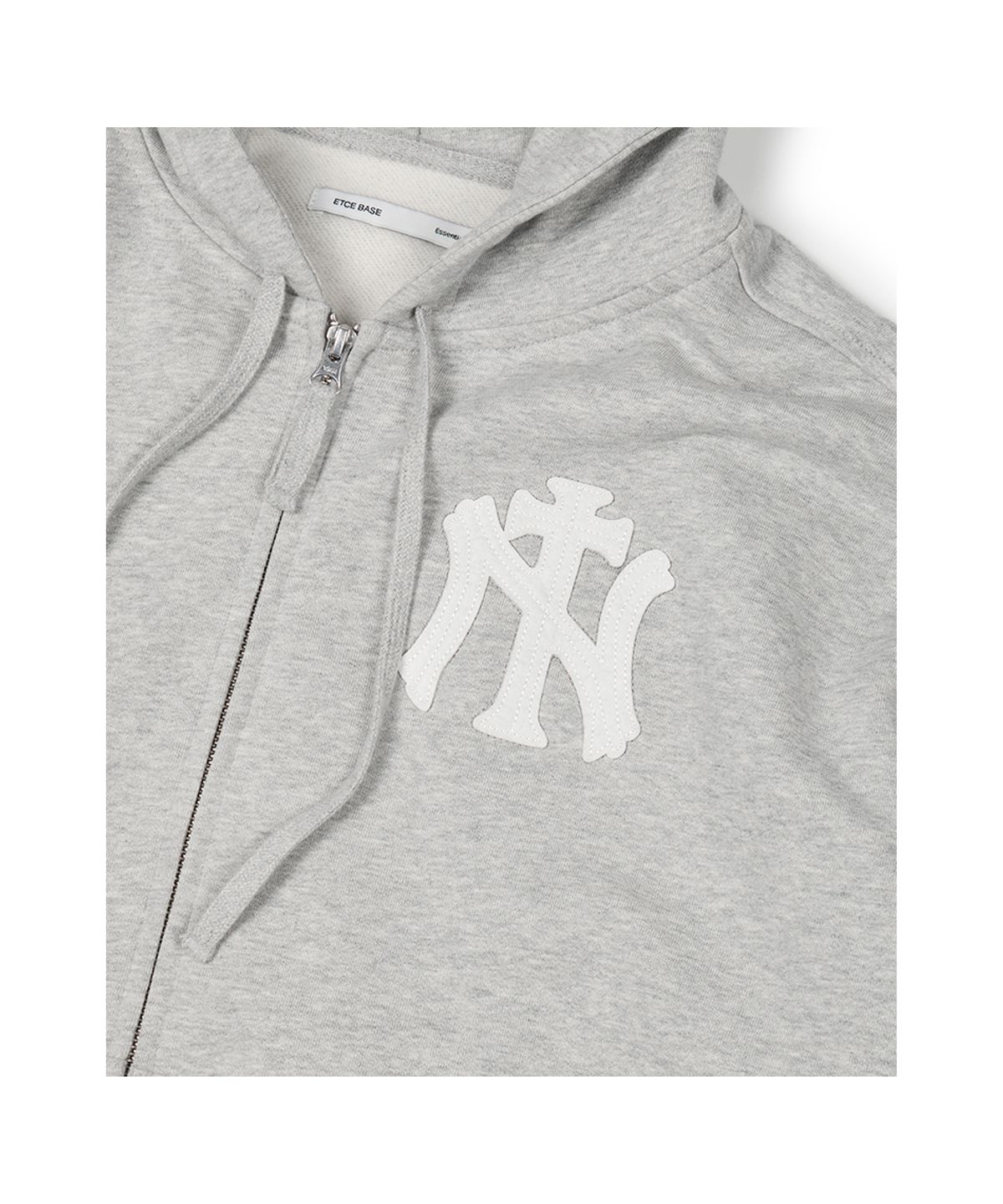 이티씨이(ETCE) (BASE) NY CROSS HOOD ZIP UP (GRAY)