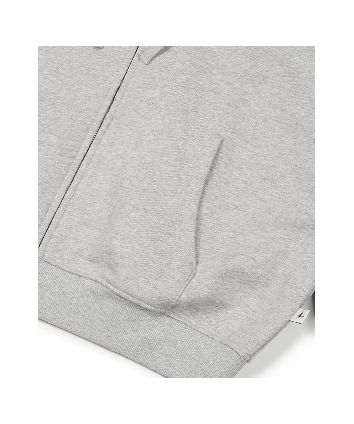 이티씨이(ETCE) (BASE) NY CROSS HOOD ZIP UP (GRAY)